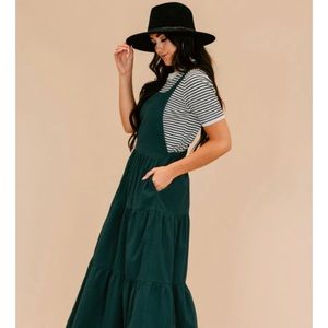 Corduroy Overall Dress